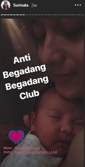 Jadi ibu baru, ini 8 momen Putri Marino bersama putrinya