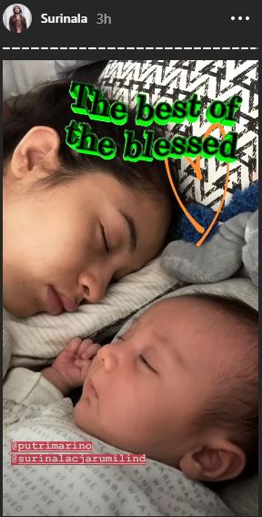 Jadi ibu baru, ini 8 momen Putri Marino bersama putrinya