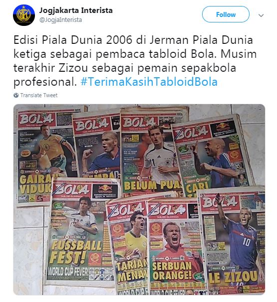 Tabloid Bola tutup, ini 12 cuitan nostalgia pembaca yang bikin baper