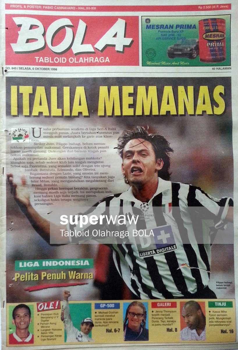 Tabloid Bola tutup, intip 9 cover kenangannya yang bikin nostalgia