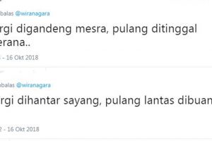 10 Cuitan 'pulang pergi' ini miris-miris gimana gitu