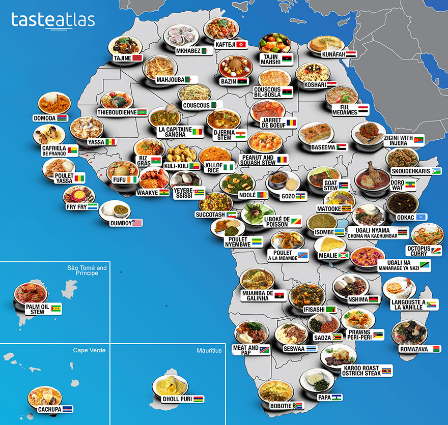 peta makanan © tasteatlas.com