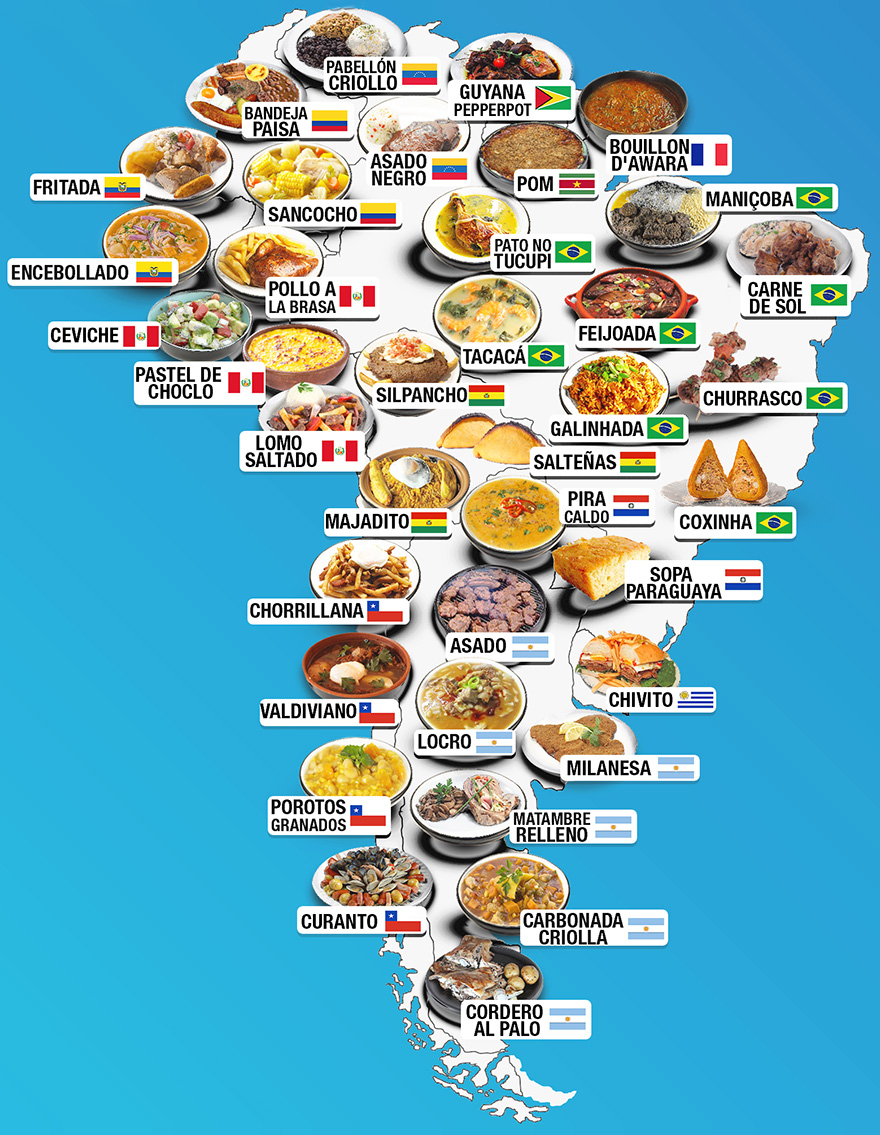 peta makanan © tasteatlas.com