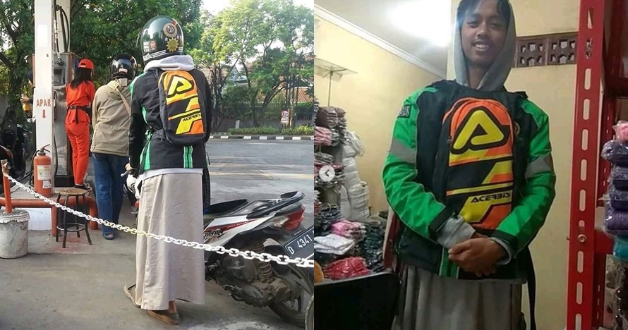 9 Gaya nyentrik driver ojek online ini bikin penumpang gagal fokus