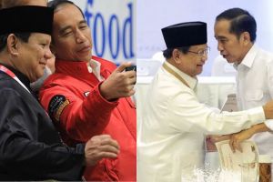 Jadi lawan politik, ini 10 momen akrab Jokowi & Prabowo jelang Pilpres