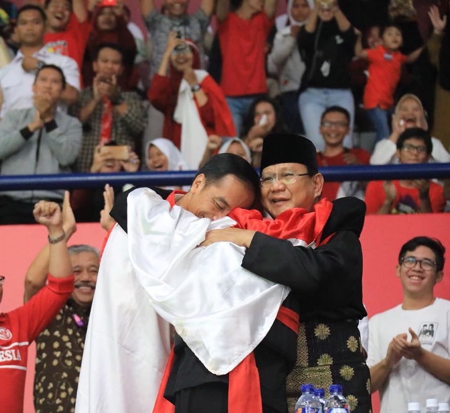 Jadi lawan politik, ini 10 momen akrab Jokowi & Prabowo jelang Pilpres