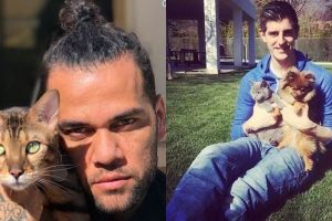 Tampil garang di atas lapangan, 5 pesepak bola ini ternyata cat lover