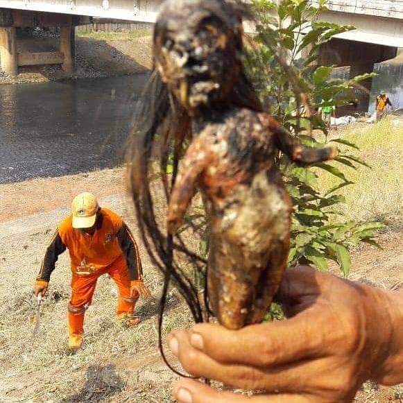 Bersihkan kali, benda yang ditemukan Pasukan Oranye ini serem abis