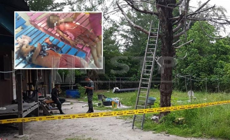 Diduga depresi, yang dilakukan ibu kepada 4 anaknya ini sungguh sadis