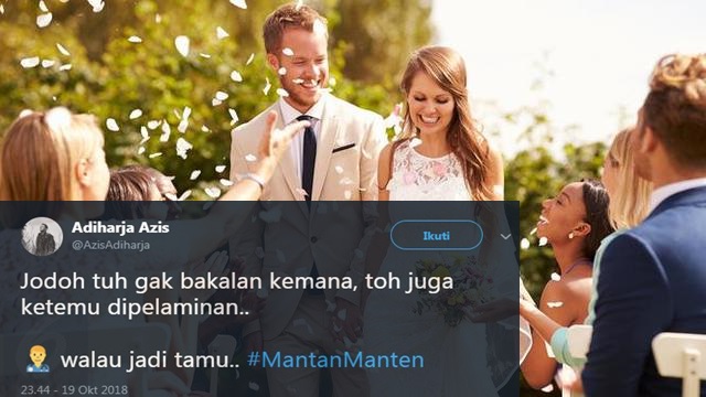 10 Cuitan 'mantan manten' ini bikin ingat kisah cintamu di masa lalu