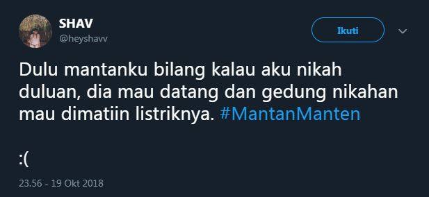 10 Cuitan 'mantan manten' ini bikin ingat kisah cintamu di masa lalu