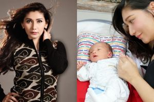 10 Potret bahagia Baby Margaretha asuh anak, penampilannya berbeda