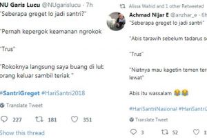 Peringati Hari Santri, 8 cuitan 'santri greget' ini bikin tepuk jidat