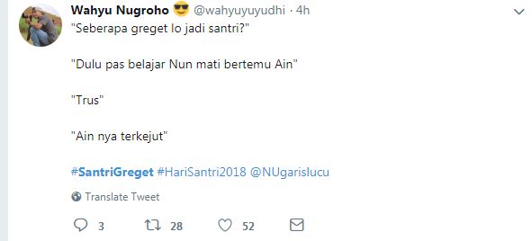 Peringati Hari Santri, 8 cuitan 'santri greget' ini bikin tepuk jidat