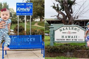 Bayi 5 bulan ini jelajahi 50 negara, 10 potretnya bikin kagum