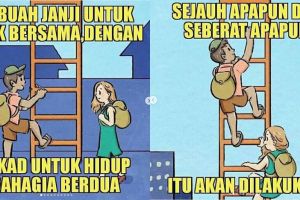 9 Komik strip gambarkan pengorbanan cinta seorang pria ini bikin mewek