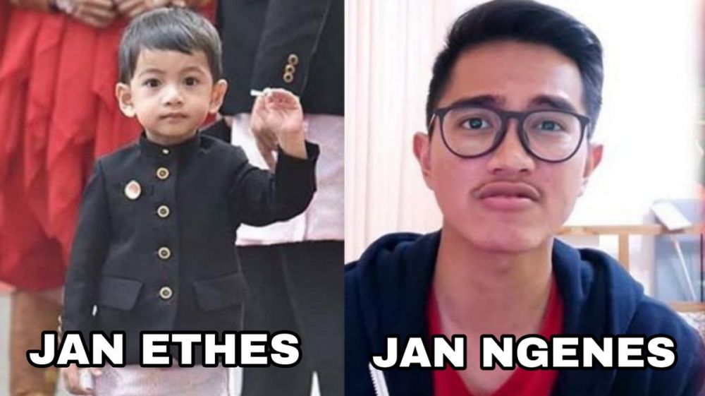 10 Meme Jan Ethes vs Kaesang ini bikin pengen ketawa tapi takut dosa