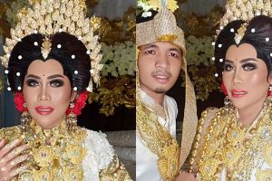10 Momen pernikahan Evi Masamba & Arif Hajrianto, kental adat Bugis