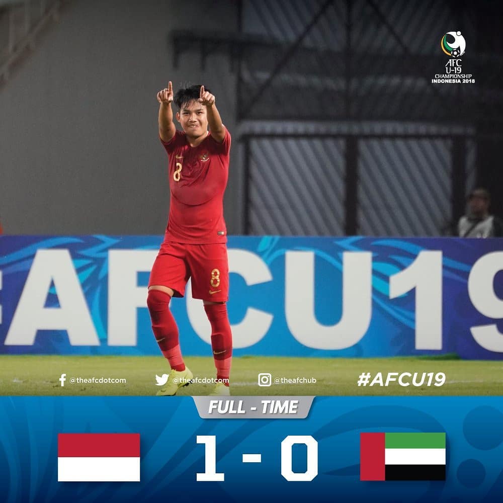 Setelah penantian 40 tahun, Timnas U-19 lolos 8 besar Piala Asia 2018