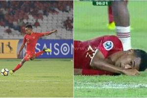 Momen kocak saat Todd Rivaldo Ferre terjatuh dan melirik kamera