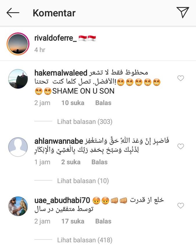 Instagram Todd Ferre diserang fans UEA, ini 7 balasan kocak warganet