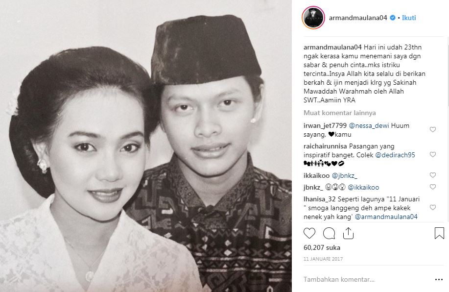 7 Potret lawas pernikahan seleb ini bukti ikatan cintanya abadi