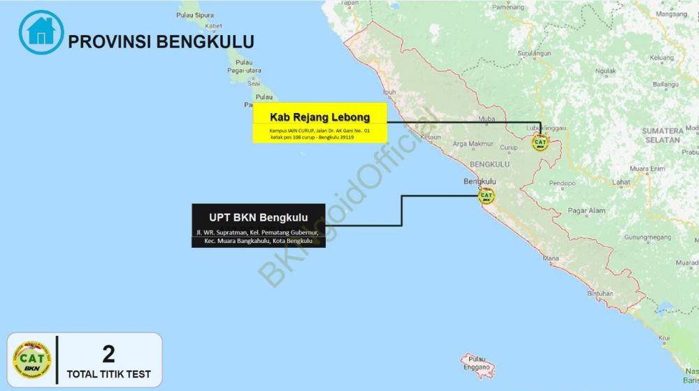 Ini daftar lengkap lokasi pelaksanaan tes CPNS di seluruh Indonesia
