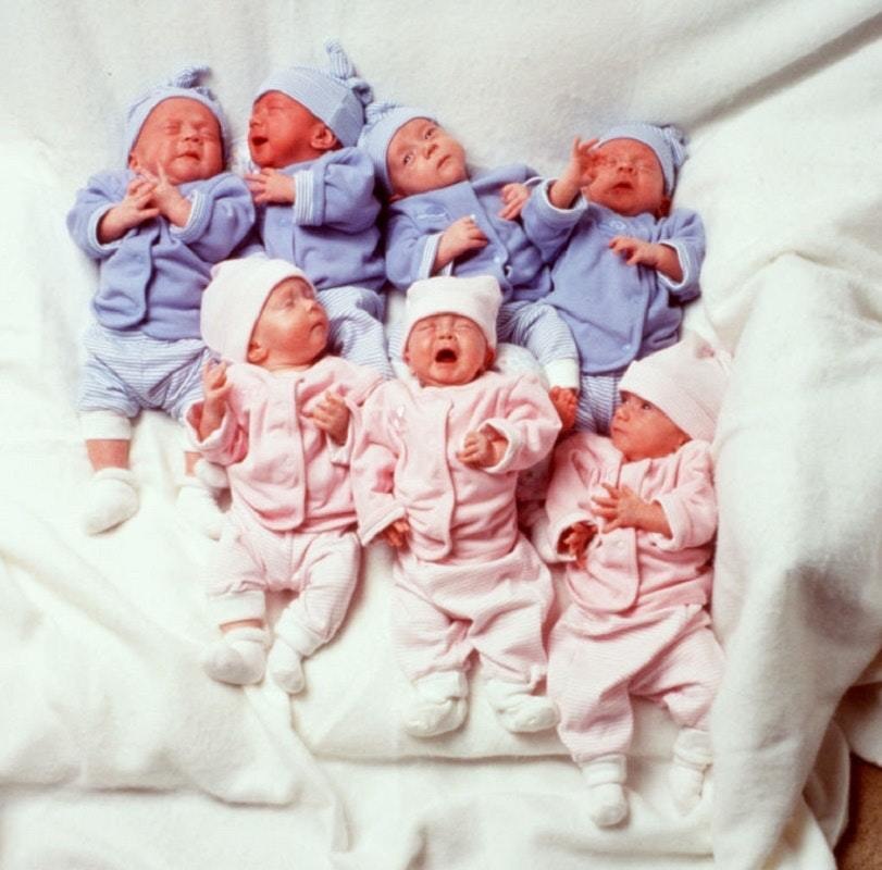 Kini berusia 21 tahun, ini 16 potret transformasi bayi kembar tujuh
