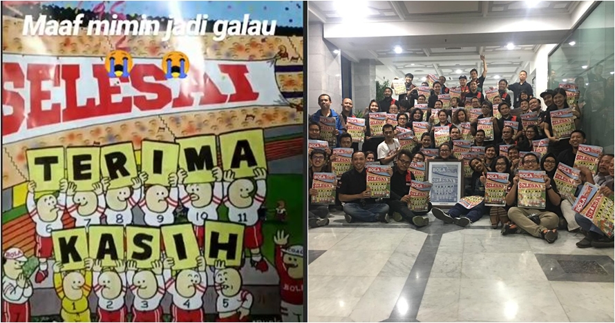 13 Potret suasana cetak Tabloid Bola edisi terakhir, haru banget