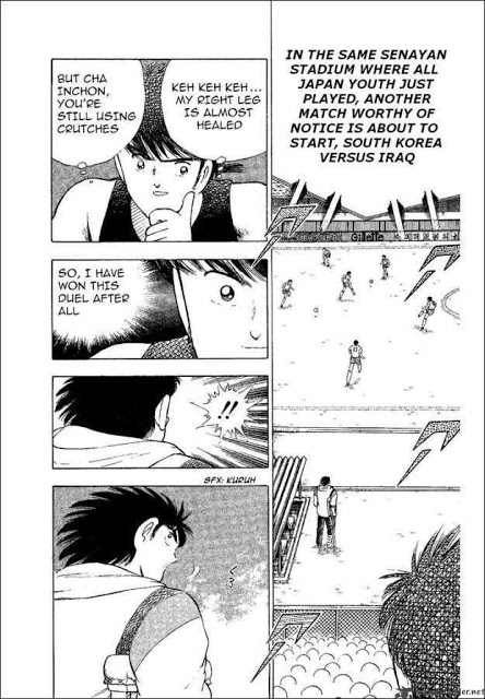 Heboh, laga Timnas U-19 vs Jepang di komik Captain Tsubasa tahun 1994