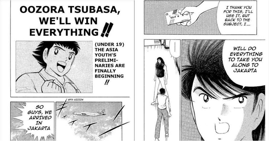 Heboh, laga Timnas U-19 vs Jepang di komik Captain Tsubasa tahun 1994