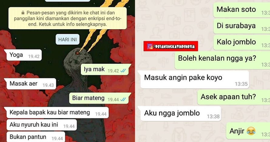 8 Percakapan 'terlanjur pantun' ini endingnya bikin cekikikan