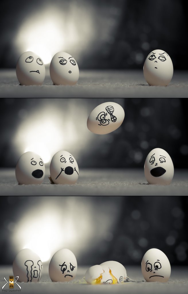 10 Foto still life pakai telur ini hasilnya bikin takjub, penuh makna