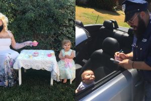 Potret kompak anak dan ayah dalam 10 kostum kocak ini bikin gemes