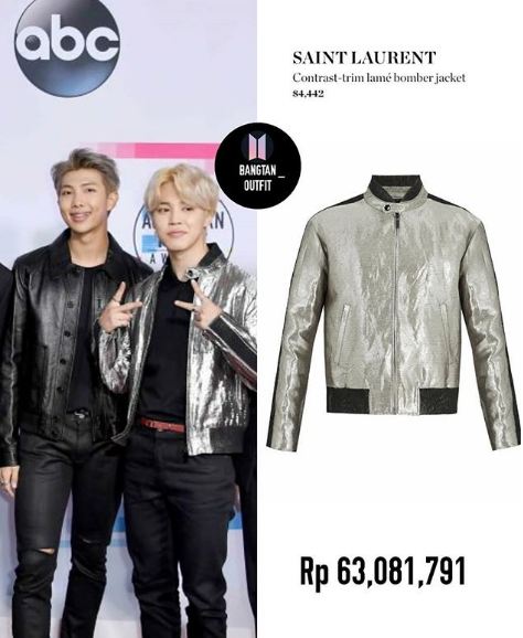 Yuk intip 15 jaket kece anggota BTS, ada yang harganya Rp 127 juta