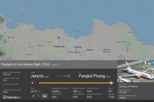 Dipastikan jatuh, ini rute terakhir Lion Air JT 610 yang terekam radar