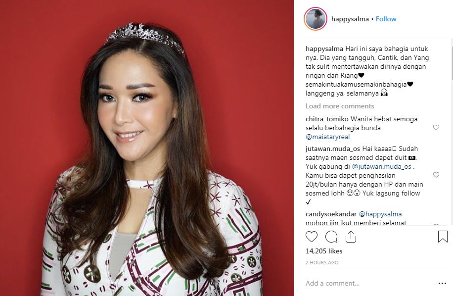 Dikabarkan menikah, Maia Estianty dibanjiri ucapan selamat dan doa