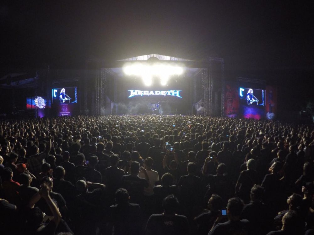 Konser Megadeth di Jogja, ada video Jokowi dan dihadiri Ganjar Pranowo
