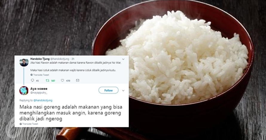 10 Lelucon 'balik nama nasi ala Indonesia' ini kocaknya bikin ngangguk