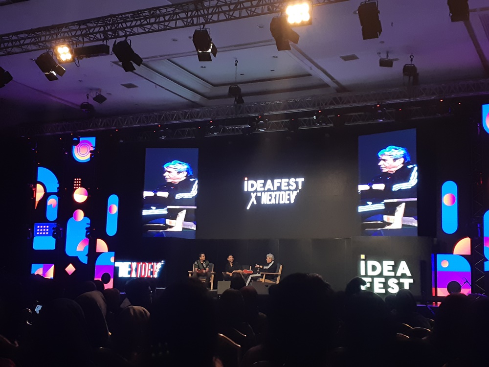 Keseruan Ideafest 2018, produser film Rambo berbagi banyak ilmu lho 