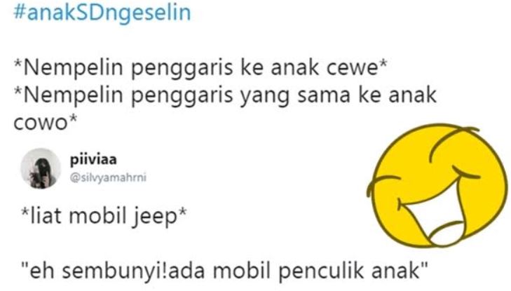 15 Cuitan 'anak SD ngeselin' ini bikin nostalgia kejahilan masa kecil