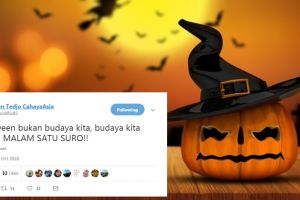 10 Cuitan kocak 'Halloween bukan budaya kita' ini bikin angguk setuju