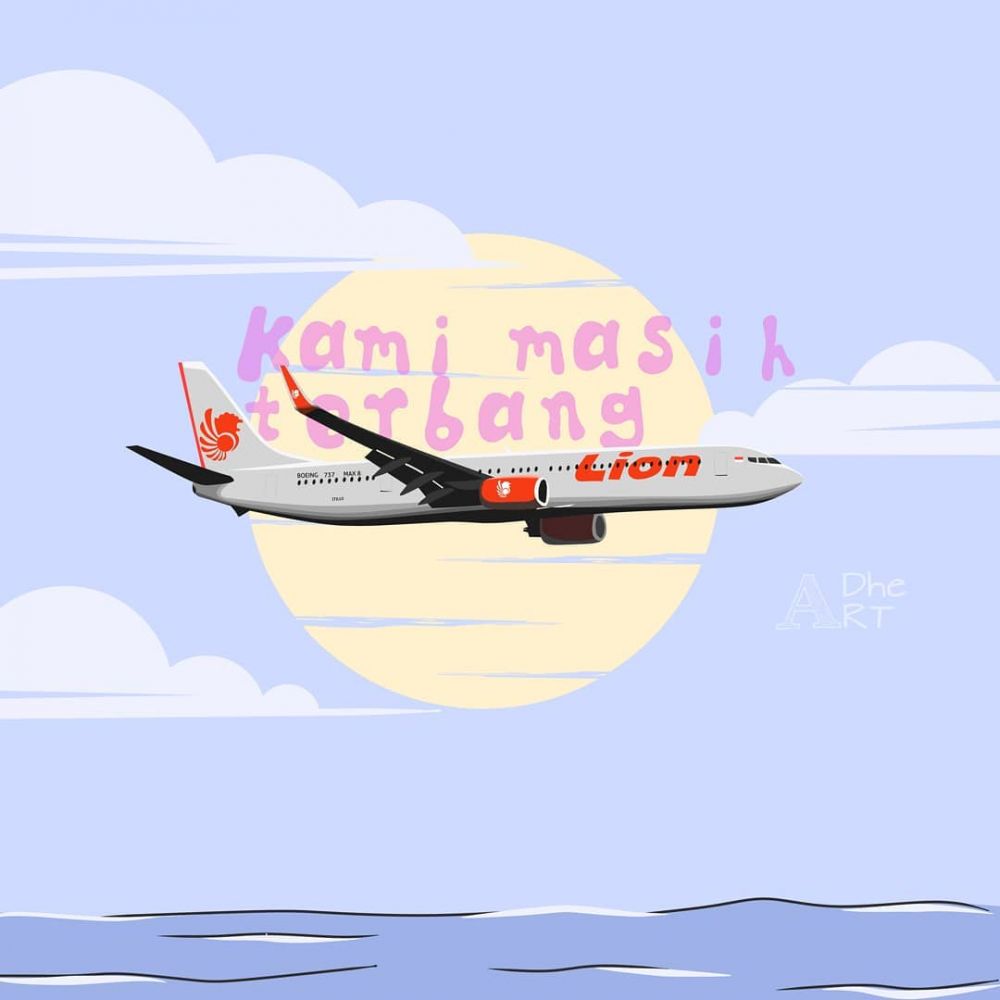 10 Kreasi dukungan untuk tim SAR & korban Lion Air JT 610, bikin haru