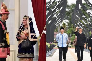 7 Potret Jokowi kenakan baju adat, karismanya nggak luntur
