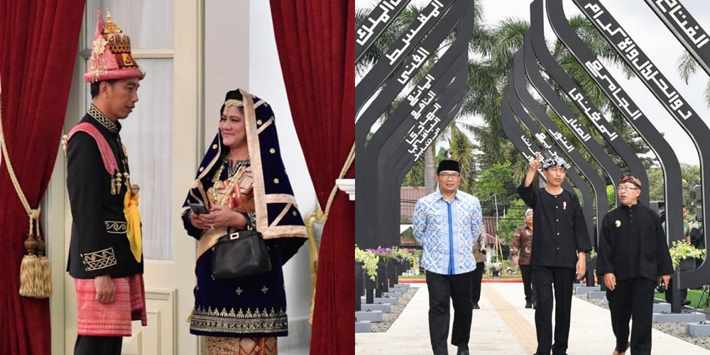 7 Potret Jokowi kenakan baju adat, karismanya nggak luntur