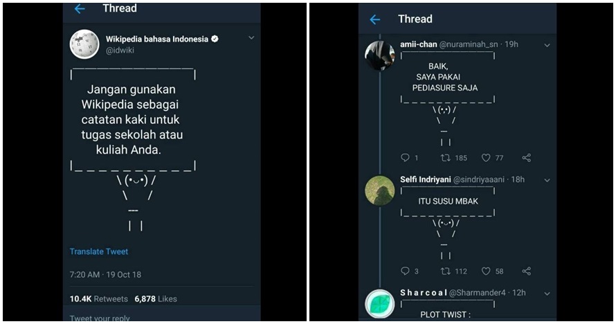 12 Cuitan 'jangan gunakan wikipedia' ini bikin nyengir sendiri 