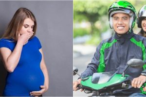Kisah driver ojek online bonceng penumpang hamil tua ini bikin haru