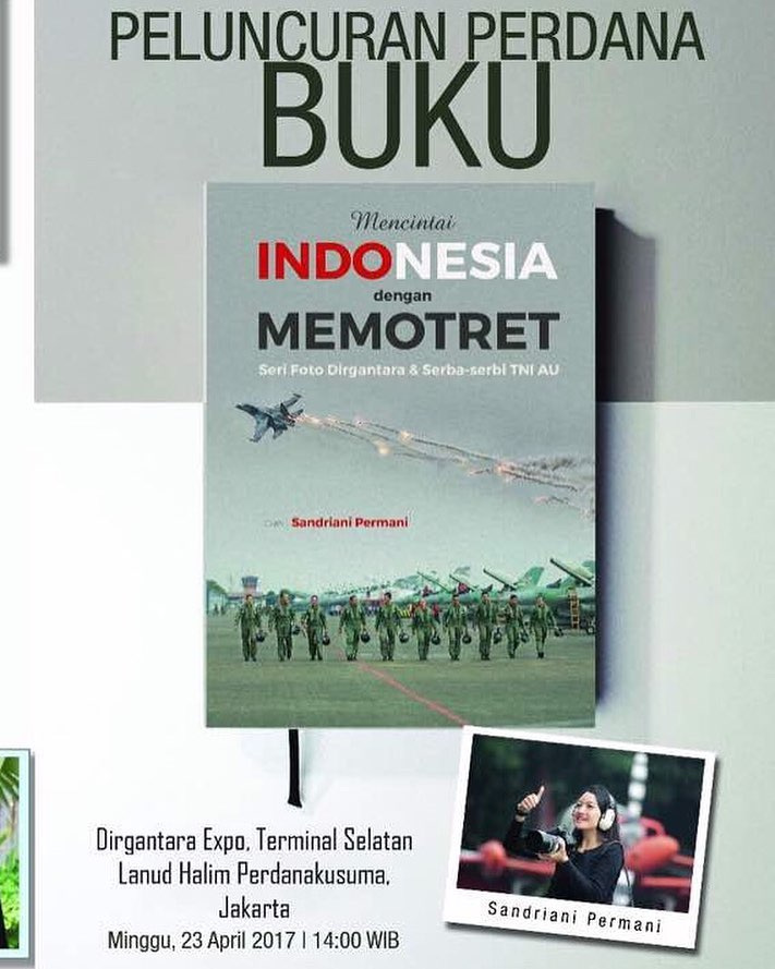 Sandriani Permani, fotografer wanita di balik foto epik pesawat TNI AU