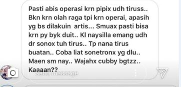 Dituding operasi demi tirus, ini jawaban menohok Nana Mirdad