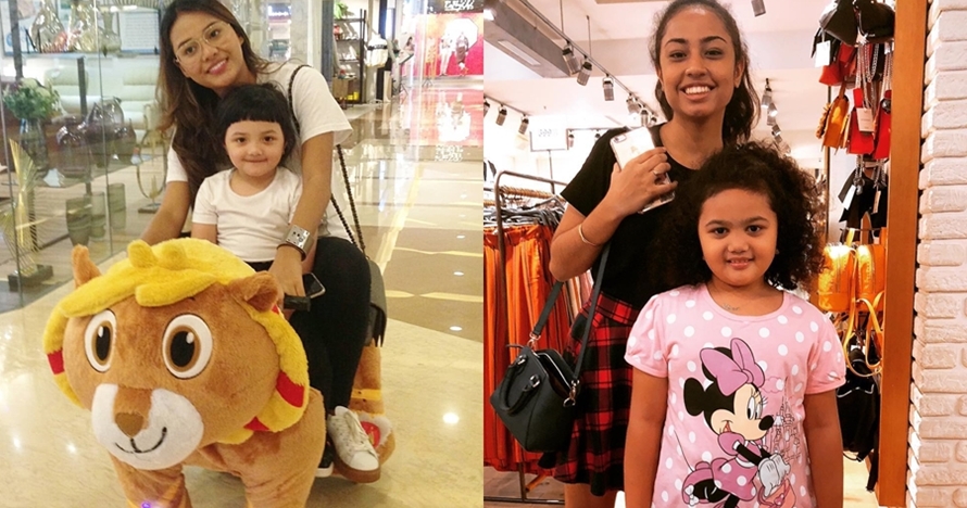8 Momen kedekatan Noor Athalia & Aurel bareng adik perempuannya